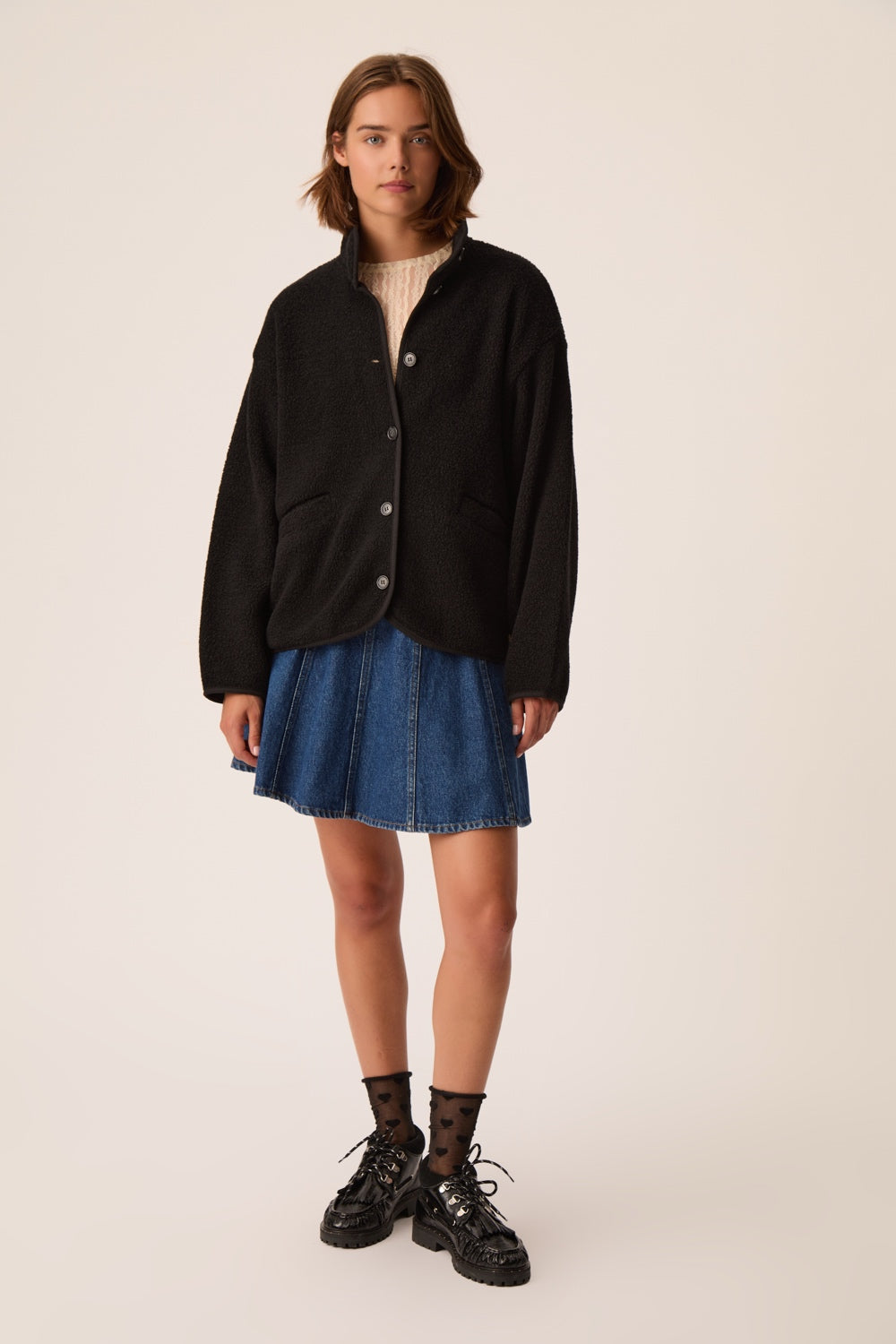 Veste Maille Zlavina Noir