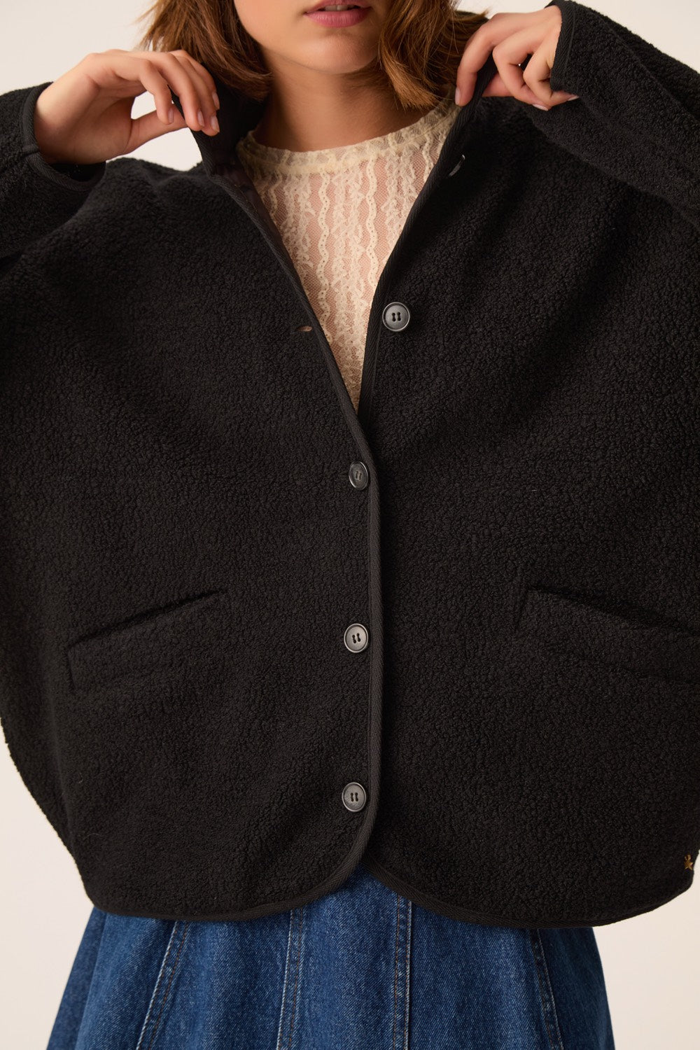 Veste Maille Zlavina Noir