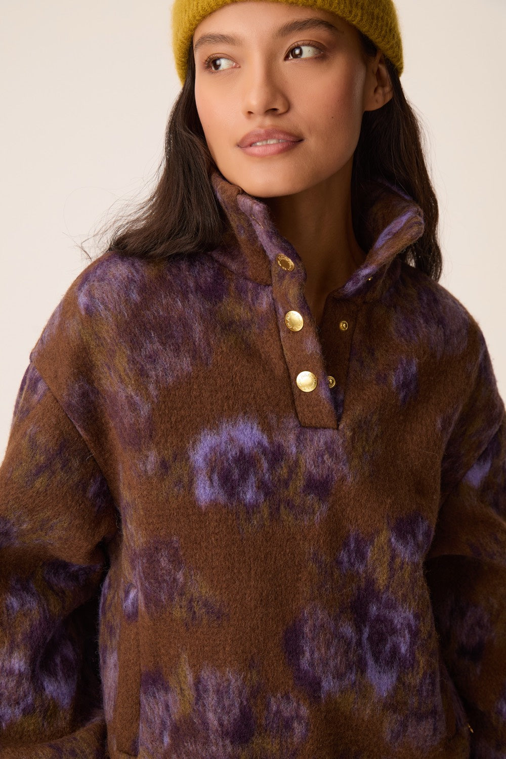 Veste Maille Isidore Violet Garden