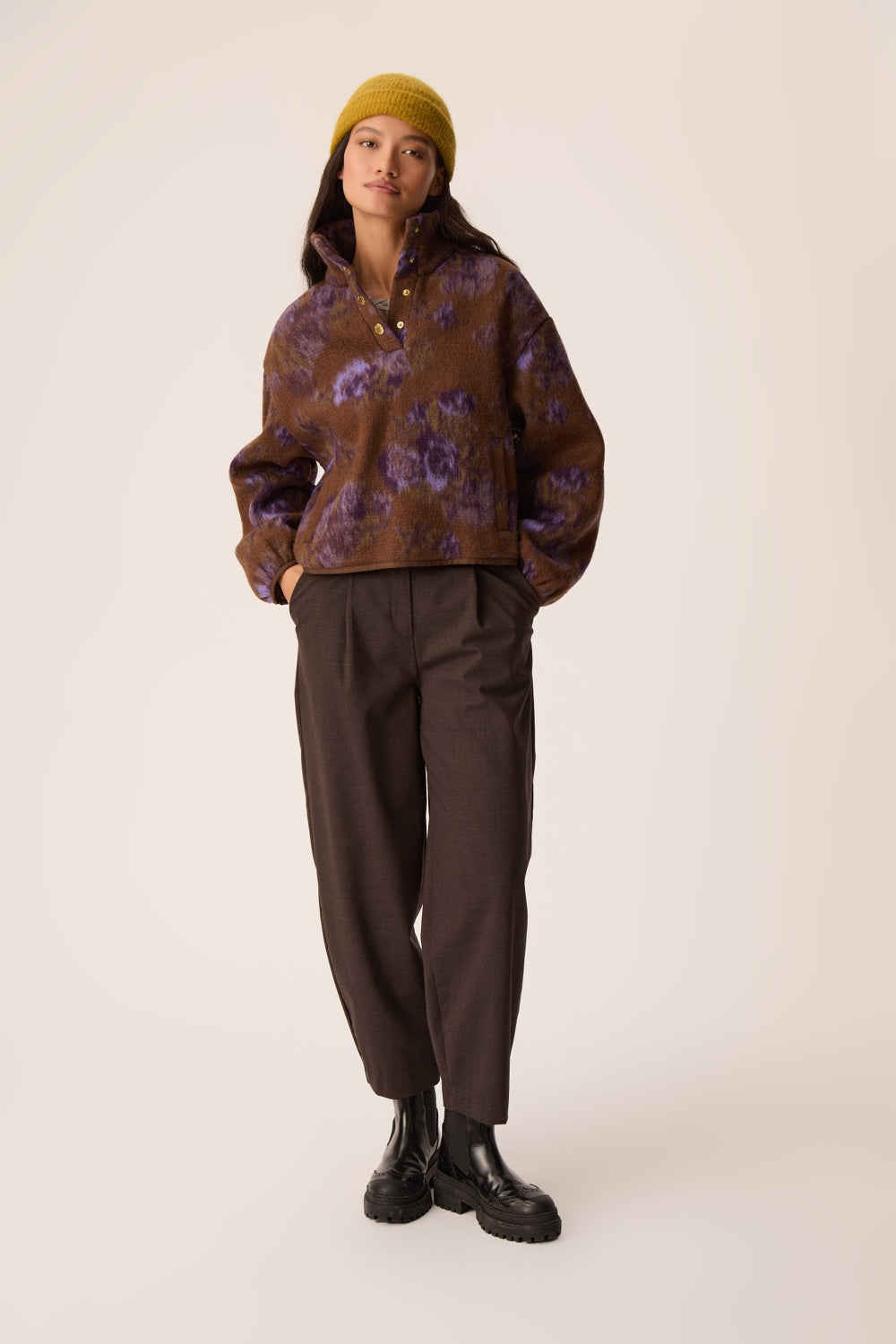 Veste Maille Isidore Violet Garden