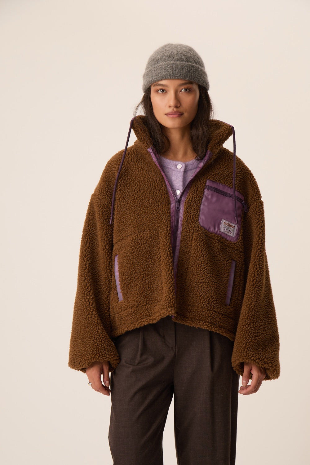 Veste Maille Izandro Bois