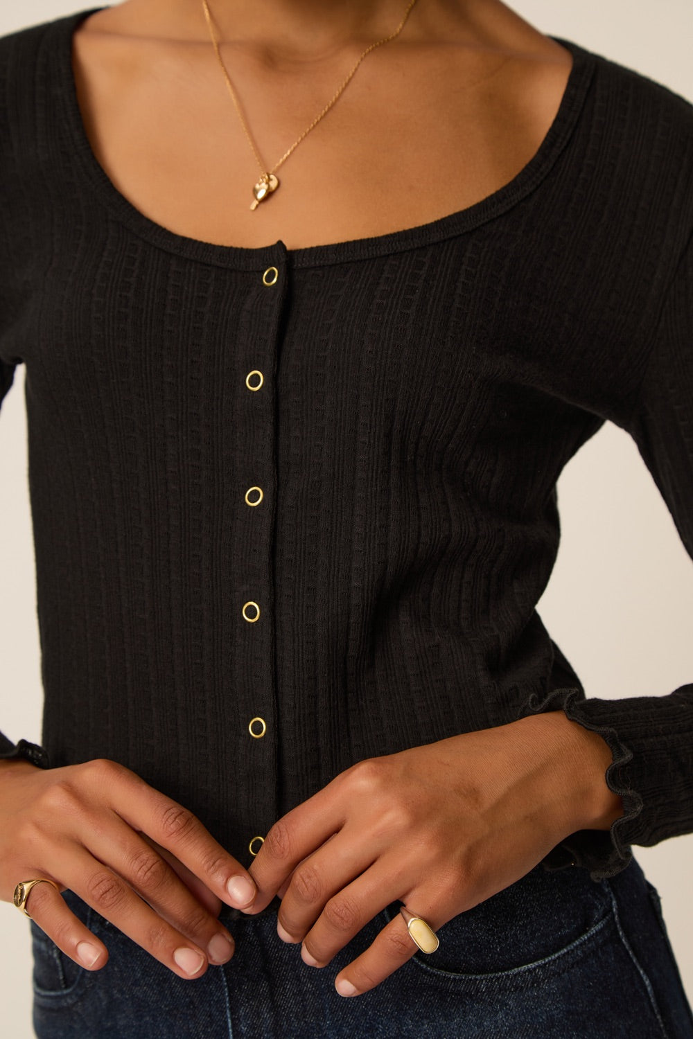 T-shirt Zoe Black