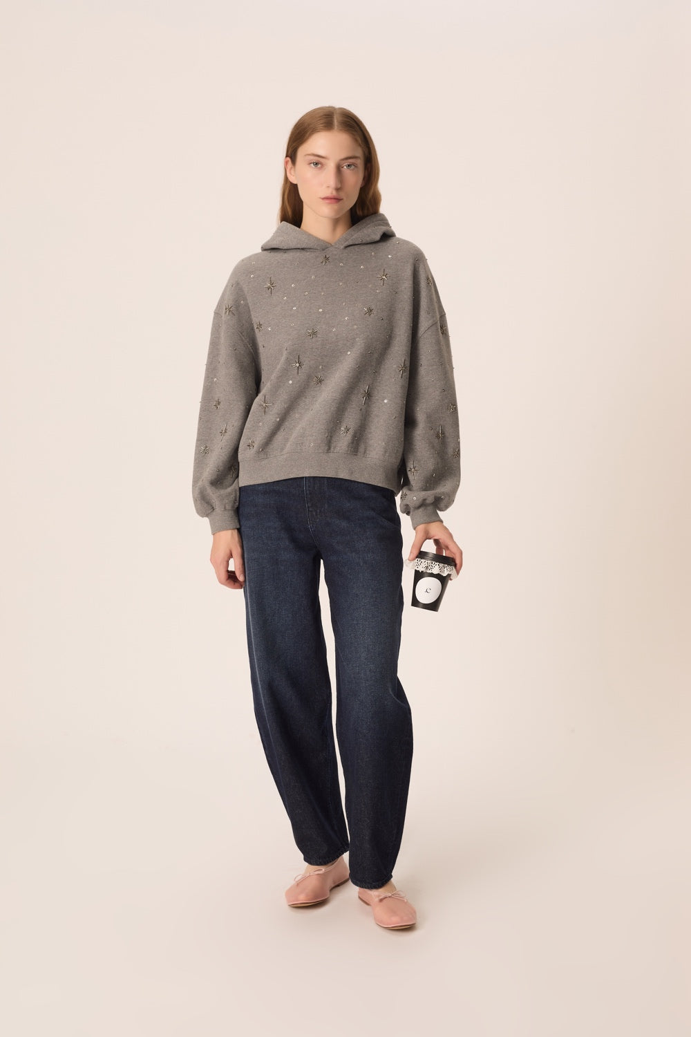 Sweatshirt Jodie Gris Moyen