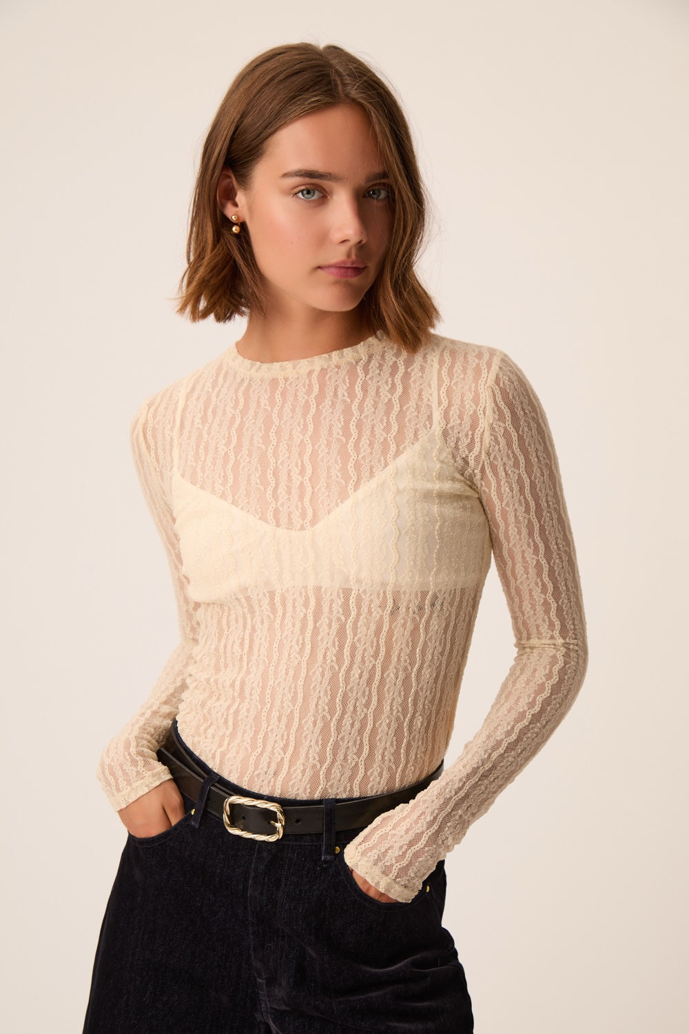 T-shirt Yunaelle Cream