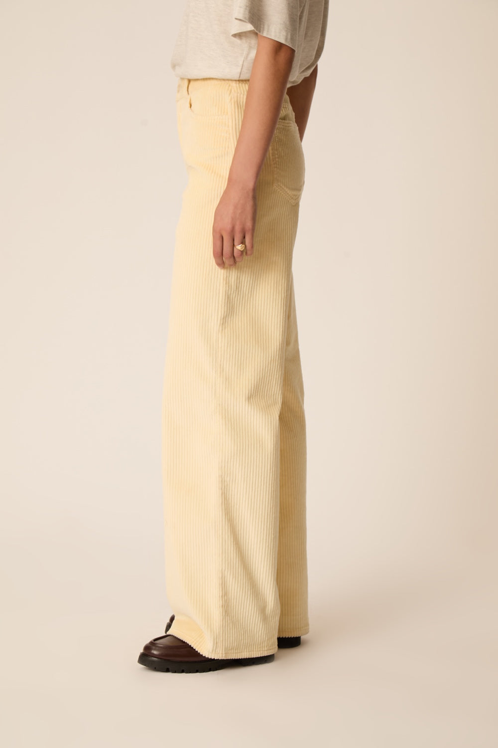 Trousers Tedette Vanille