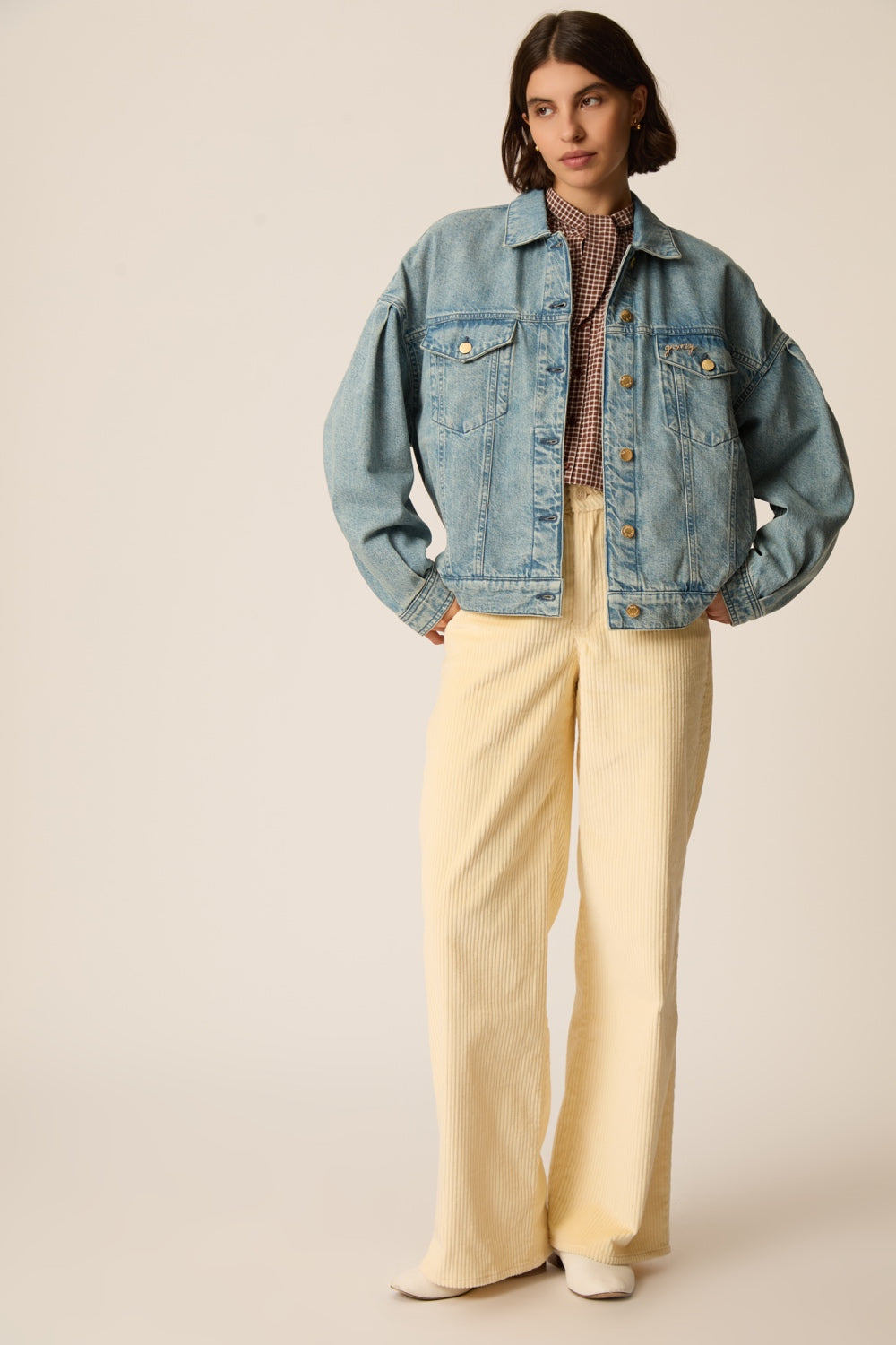 Trousers Tedette Vanille