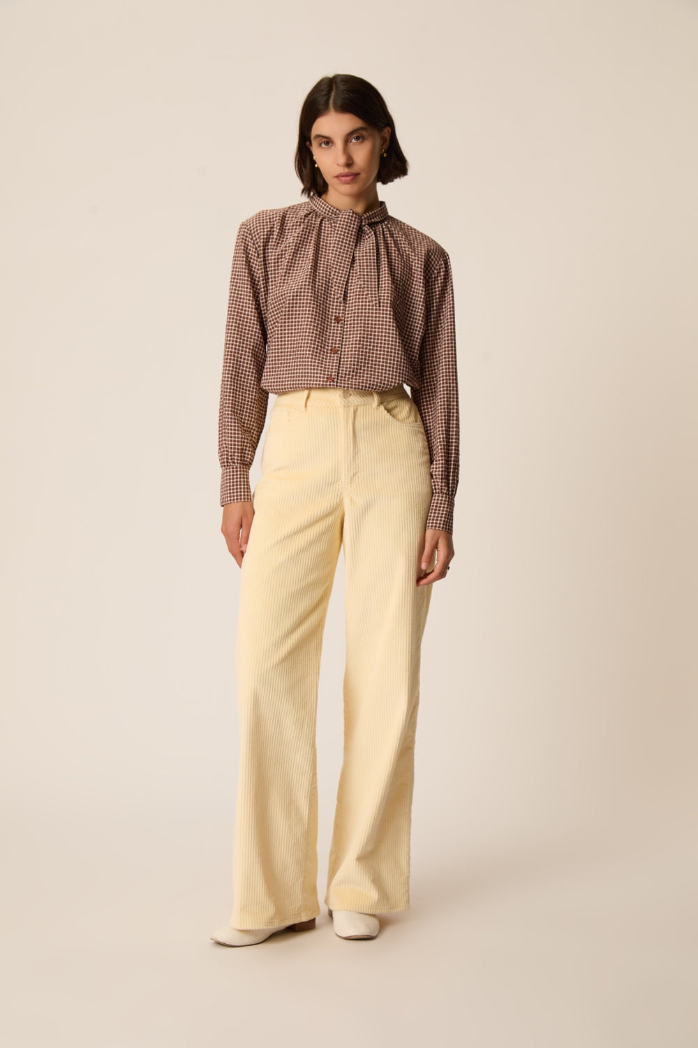 Trousers Tedette Vanille