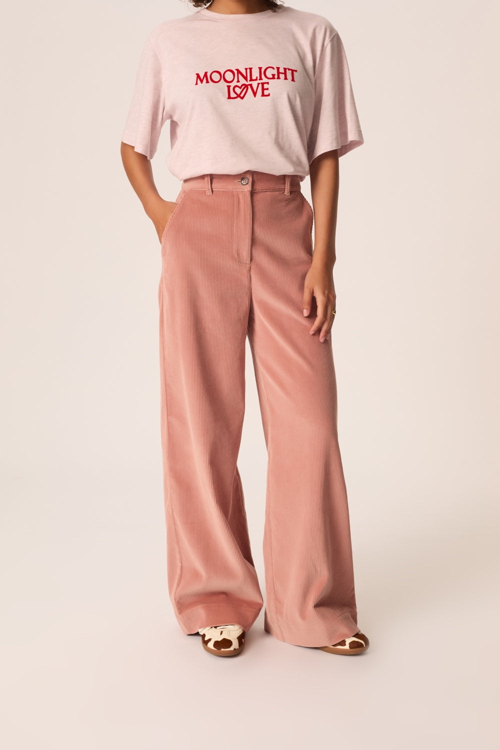 Trousers Enilou Blush Pink