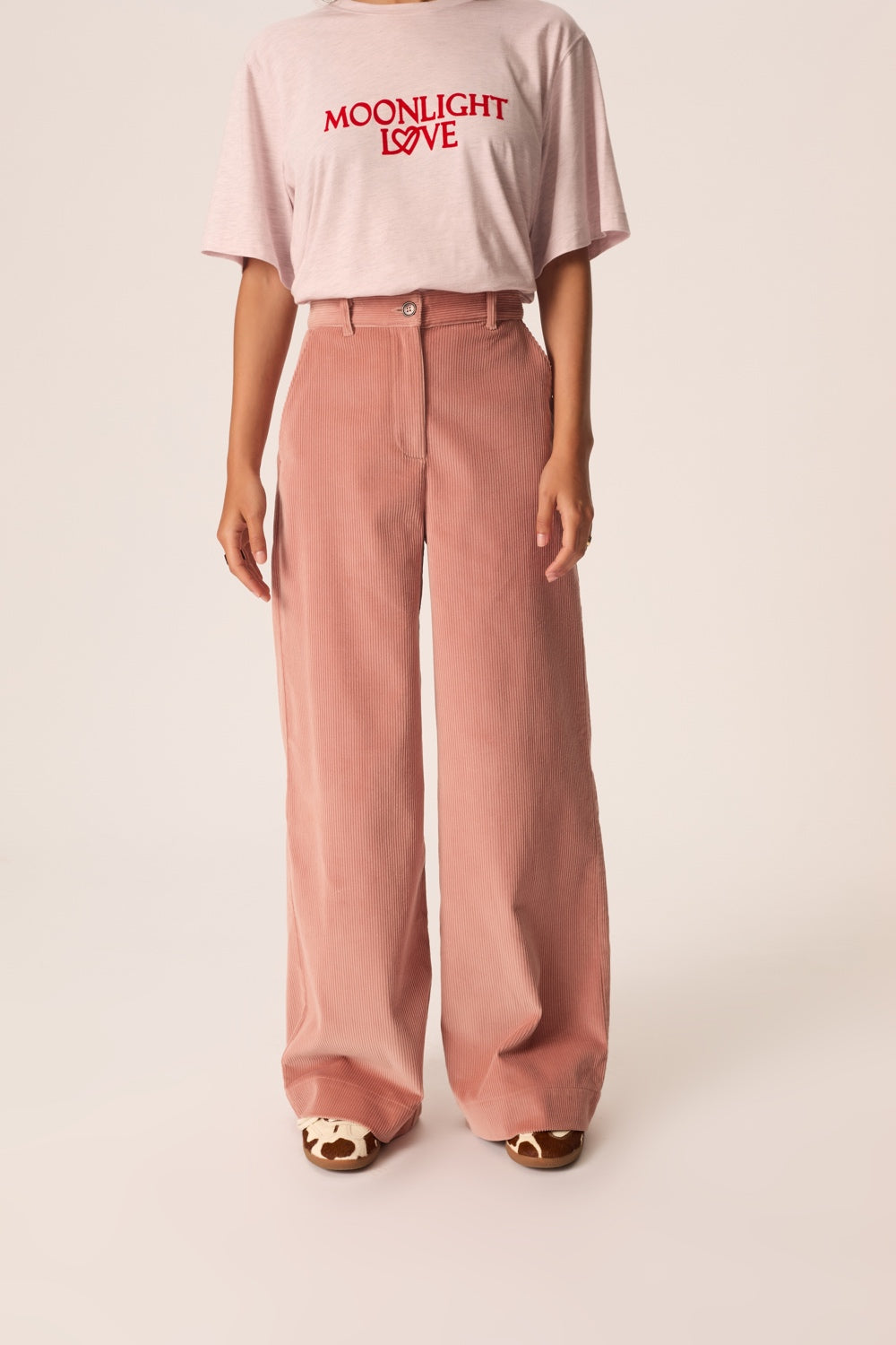 Trousers Enilou Blush Pink