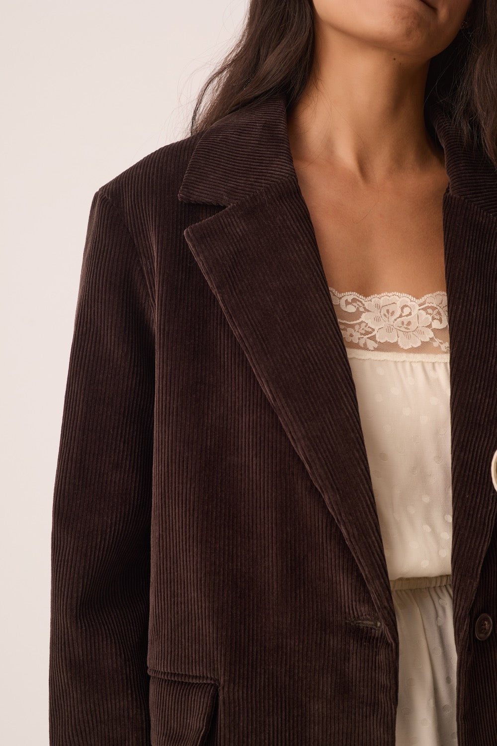 Jacket Enil Teddy Brown