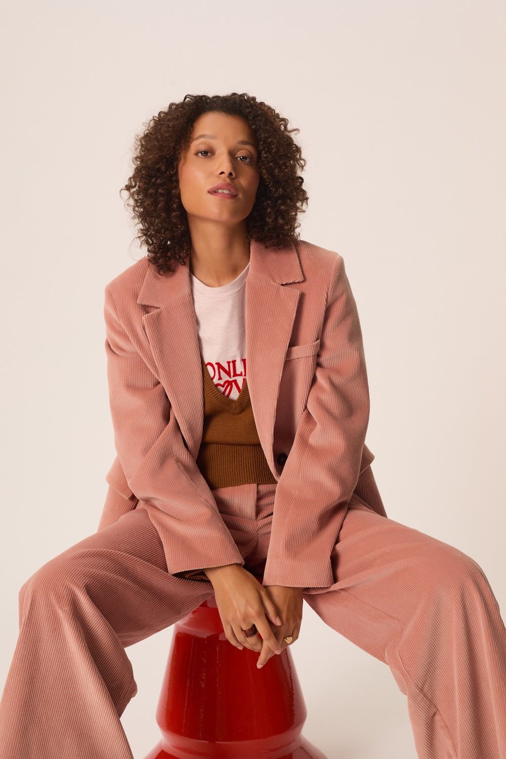 Jacket Enil Blush Pink
