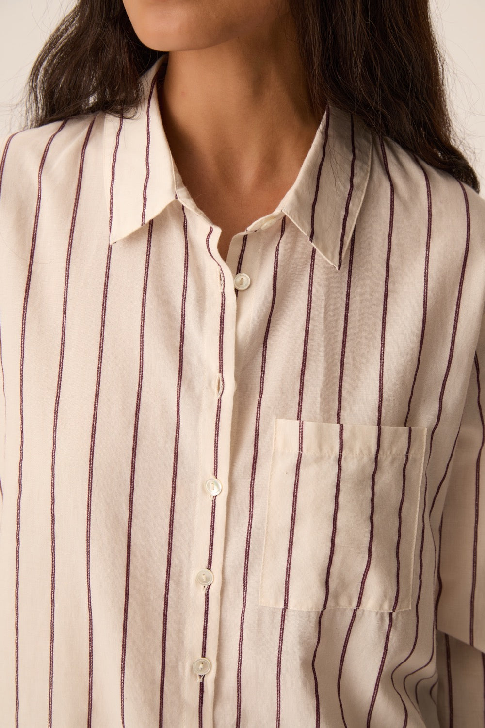 Shirt Tinette Louisiana Prune