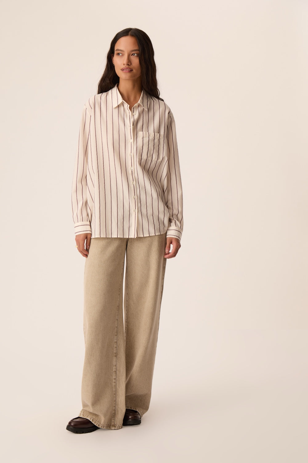 Shirt Tinette Louisiana Prune