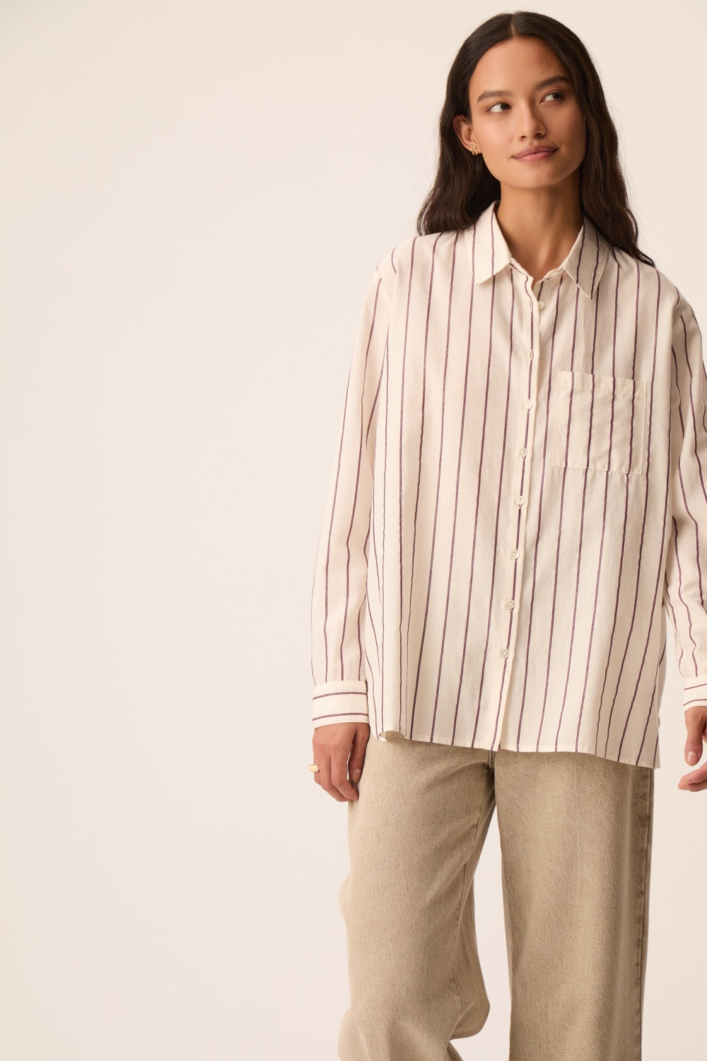 Shirt Tinette Louisiana Prune