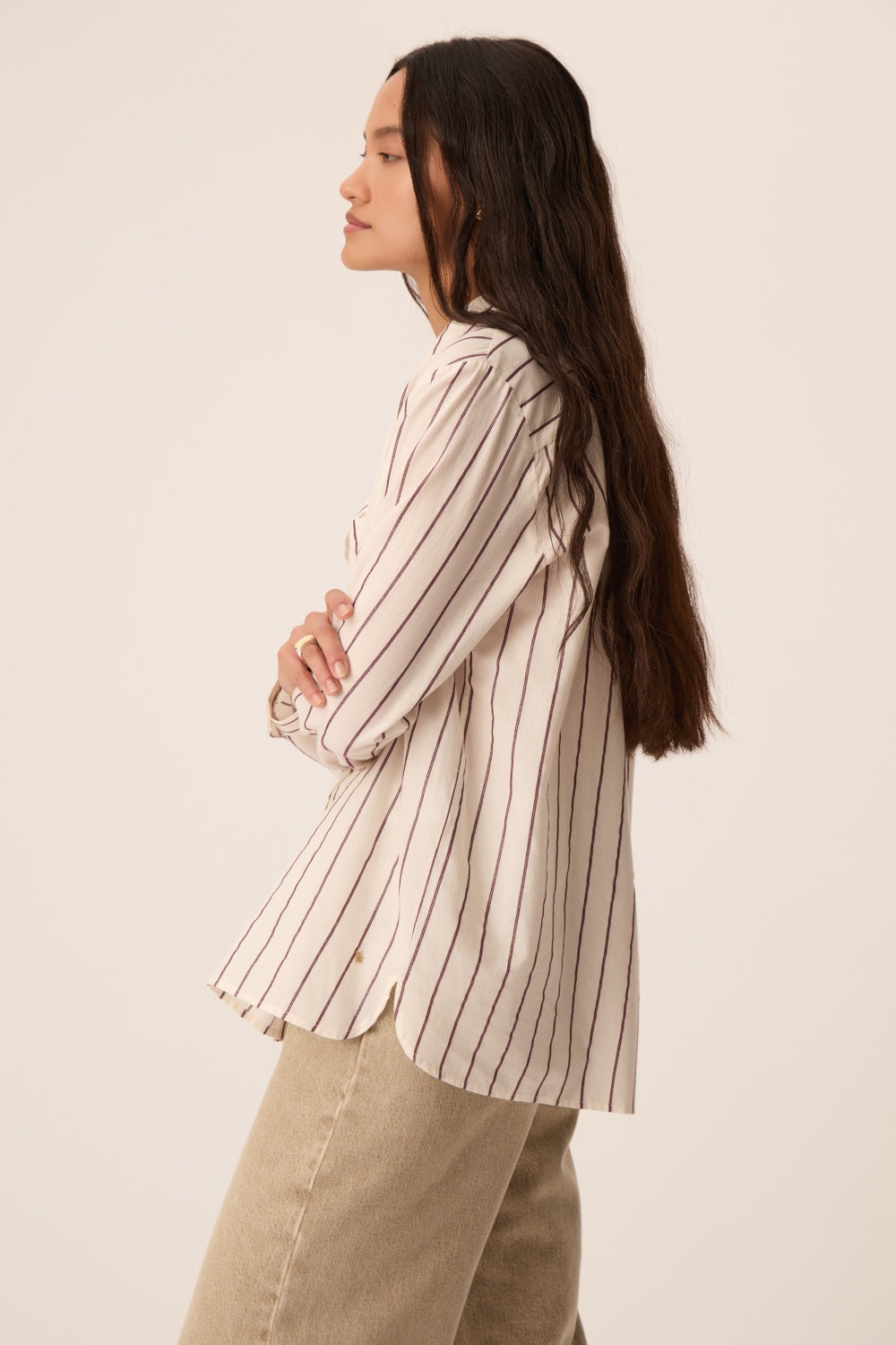 Shirt Tinette Louisiana Prune