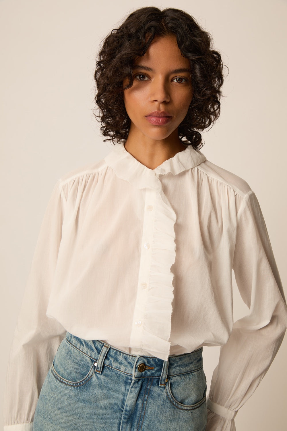 Blouse Tanou Ecru
