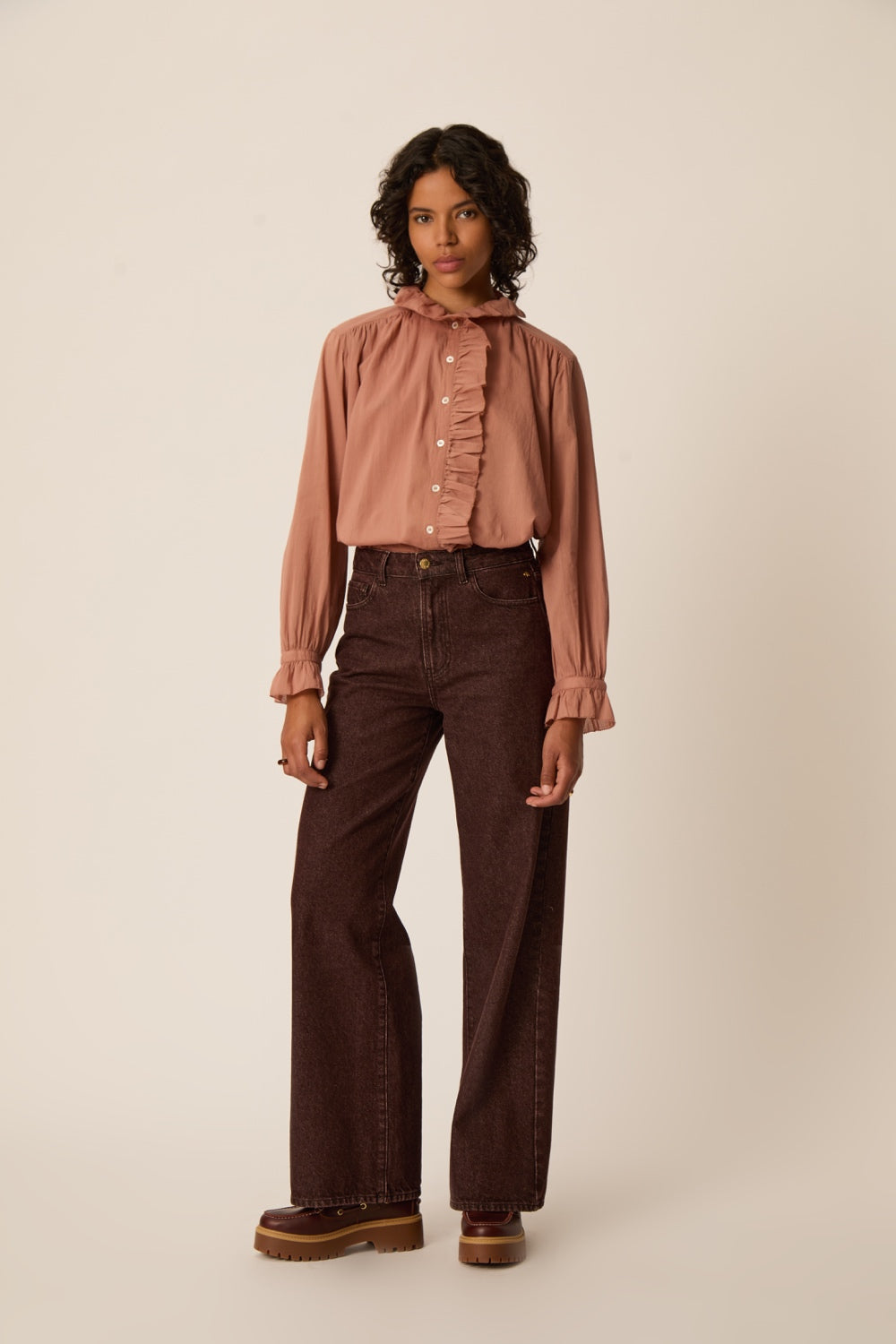 Bluse Tanou Chicorée