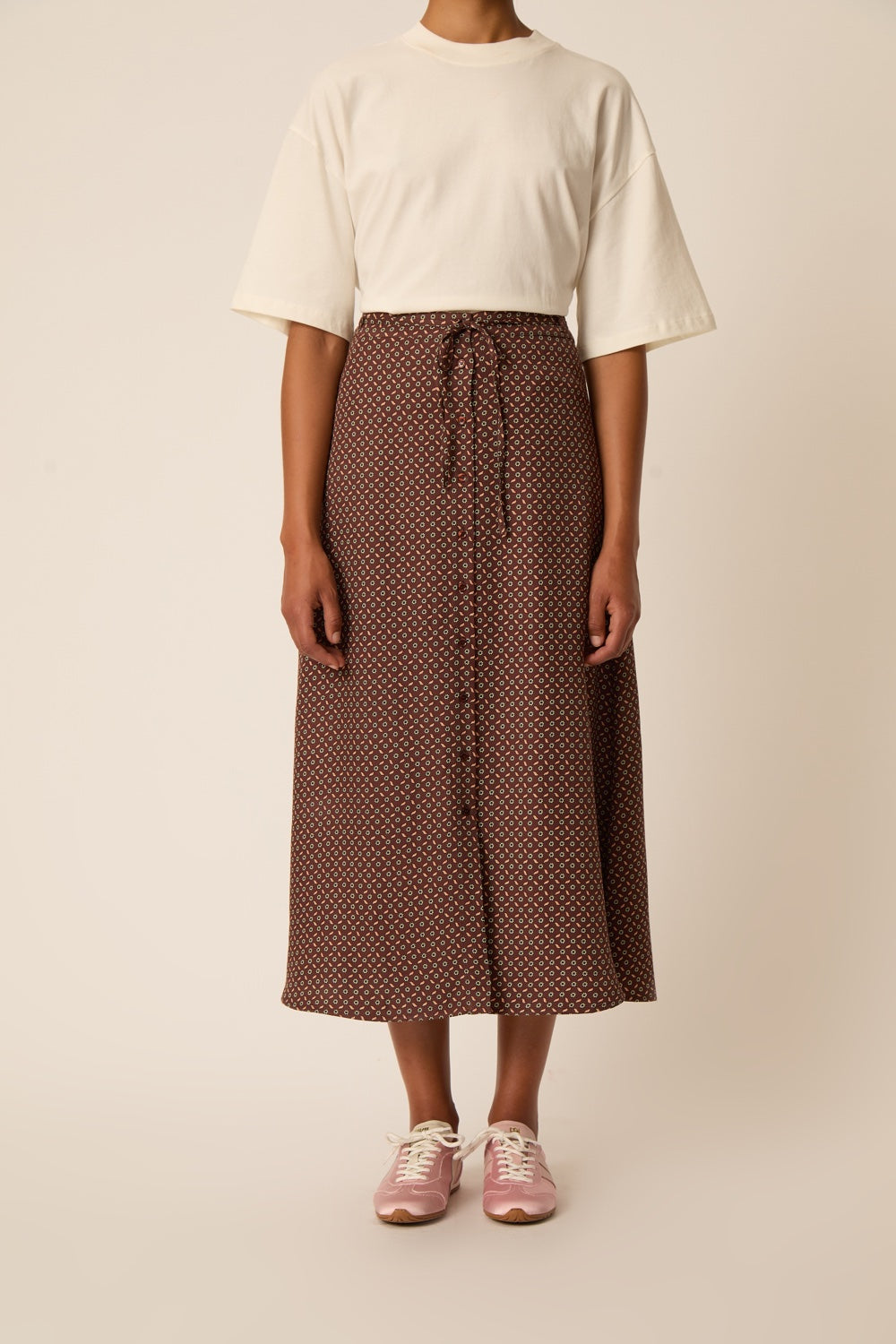 Skirt Valette Tie Print
