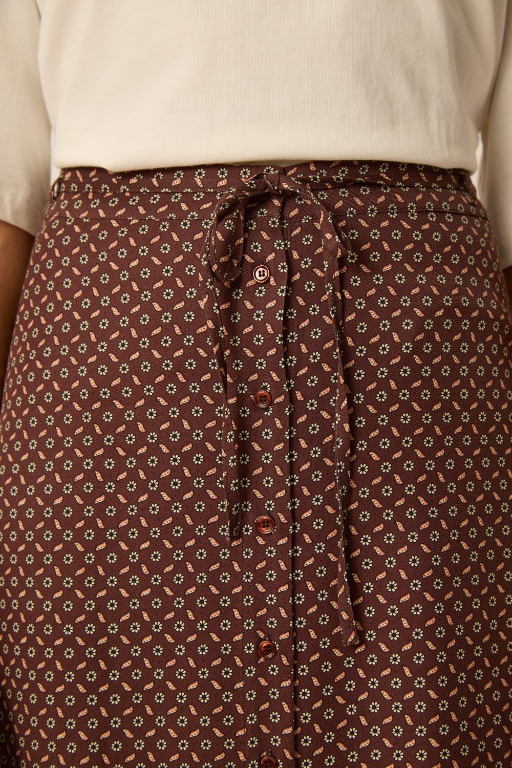 Skirt Valette Tie Print
