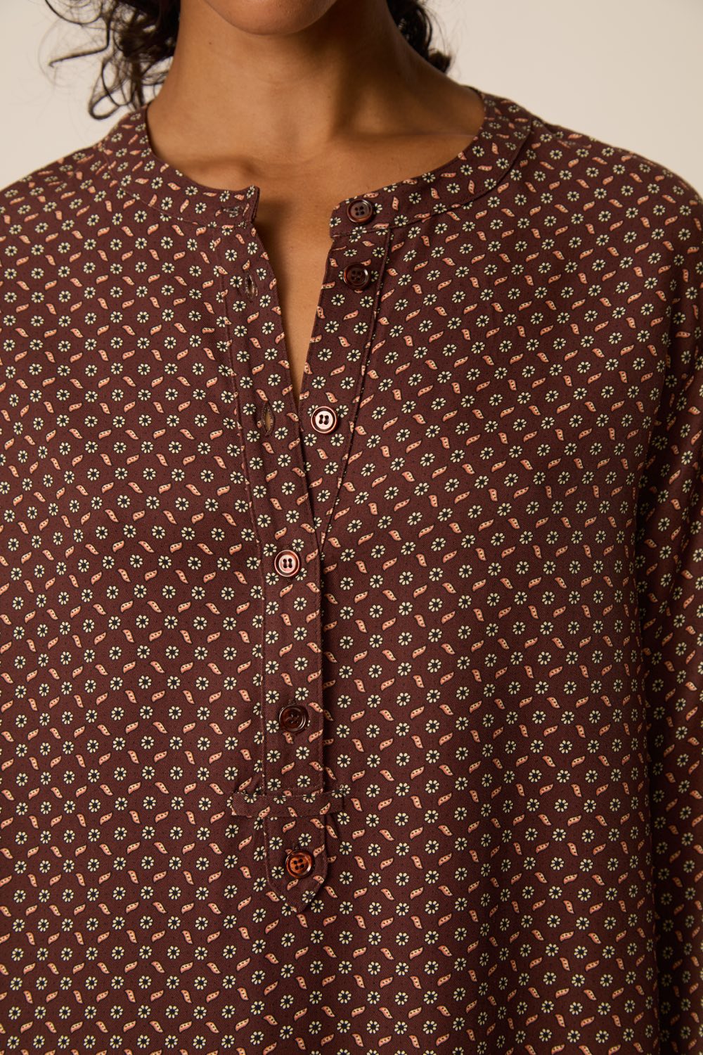 Blouse Valkyra Tie Print