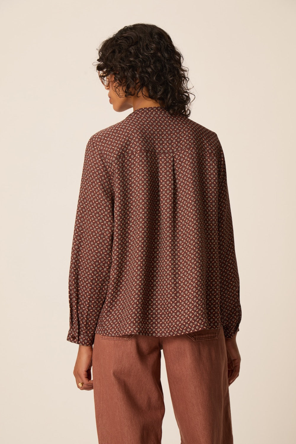 Blouse Valkyra Tie Print