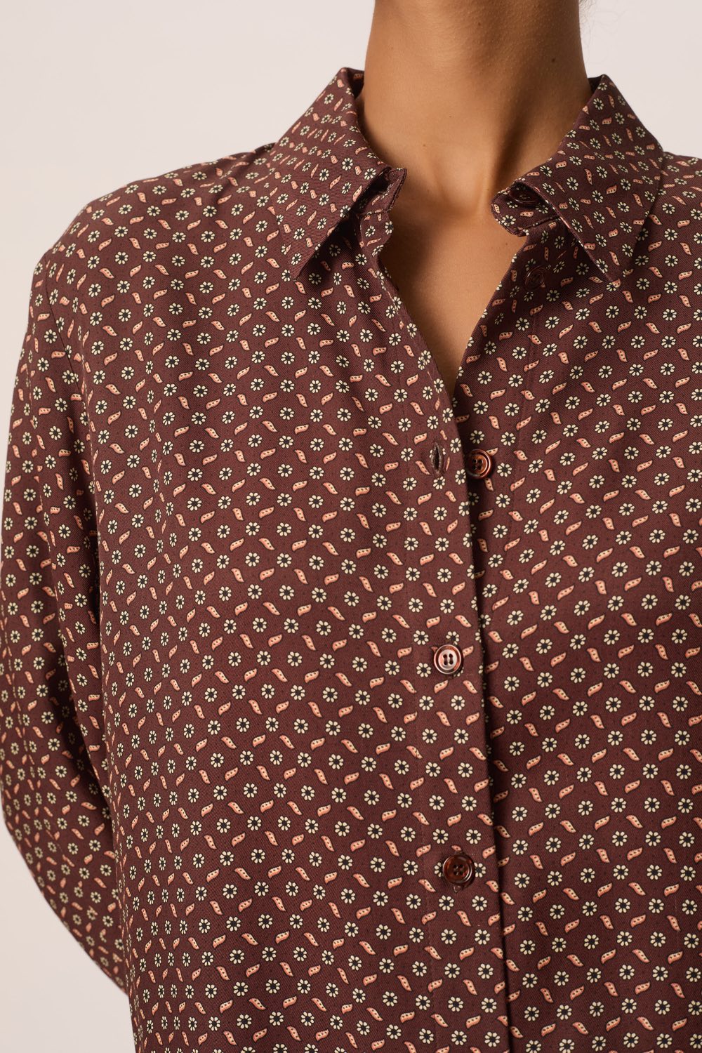 Dress Vale Tie Print