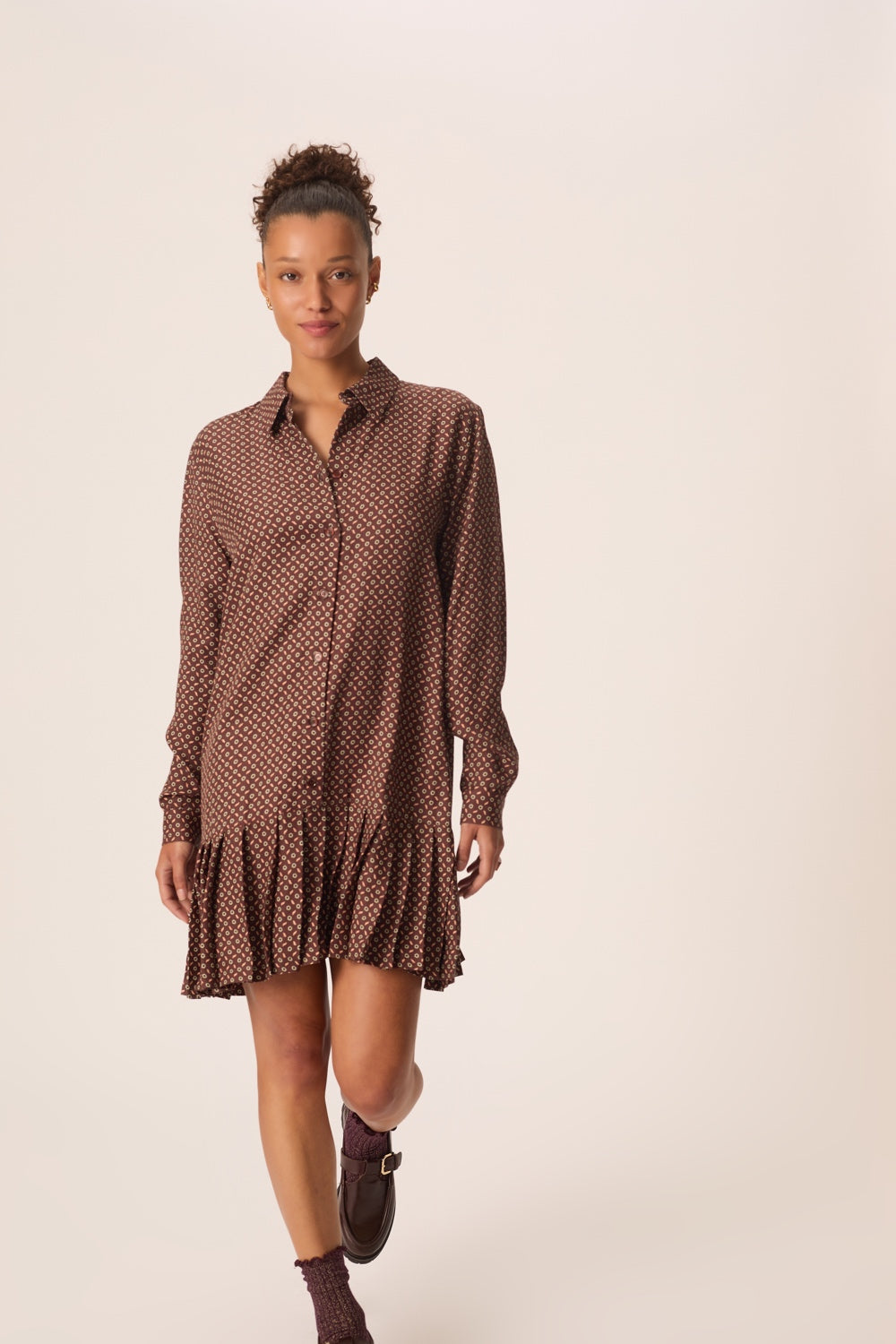 Dress Vale Tie Print