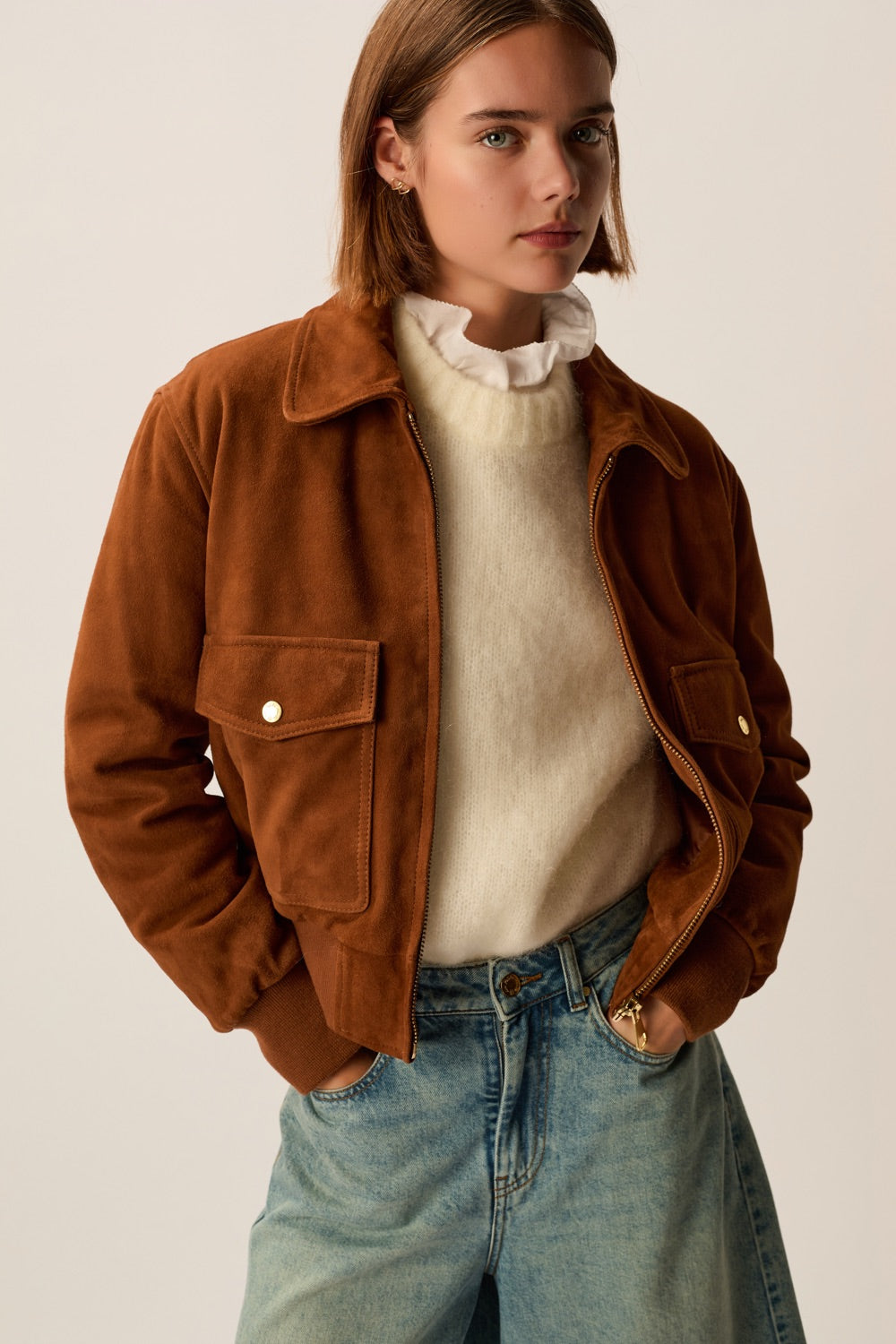 Jacket Tivili Chamois Beige