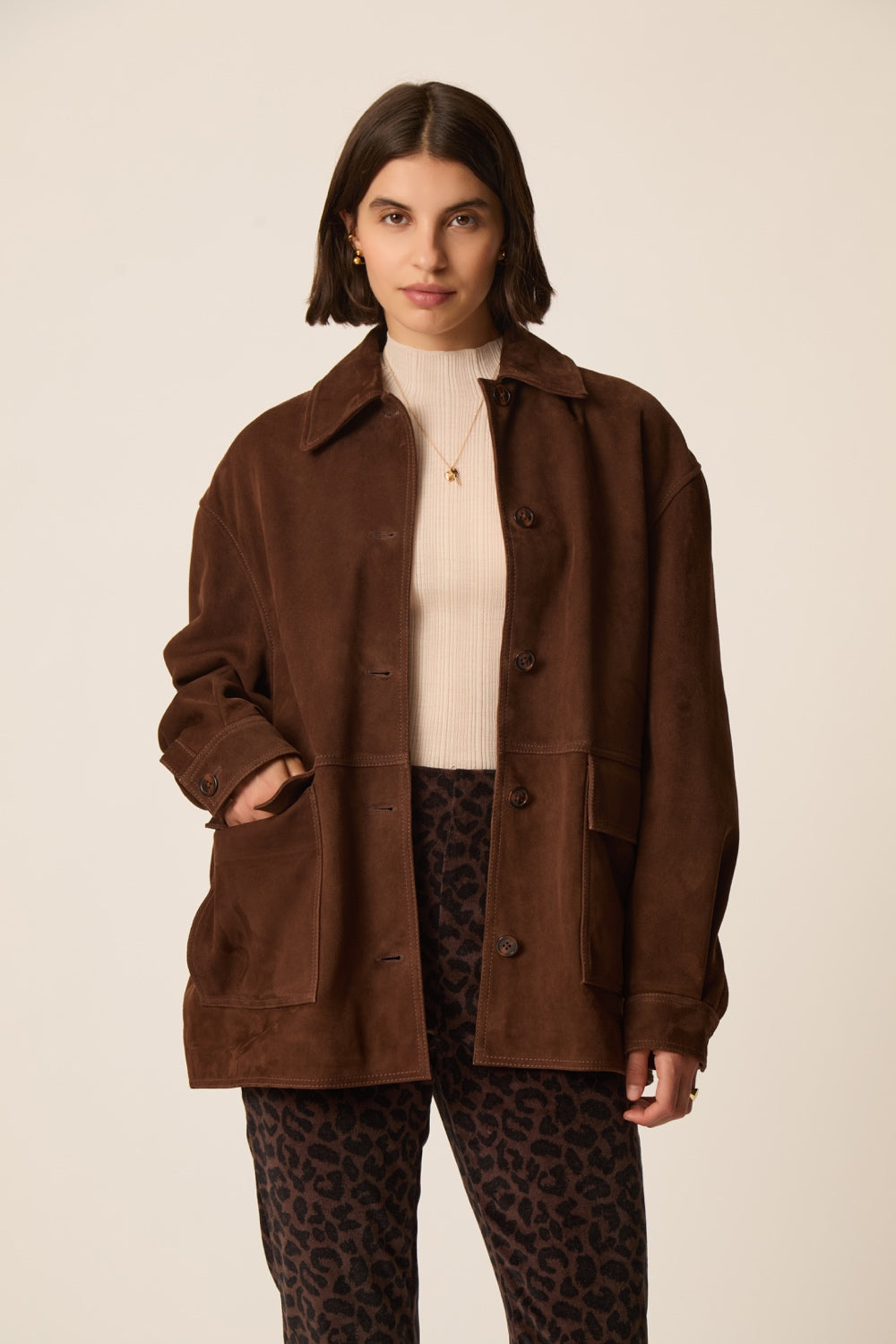 Jacket Tiva Teddy Brown