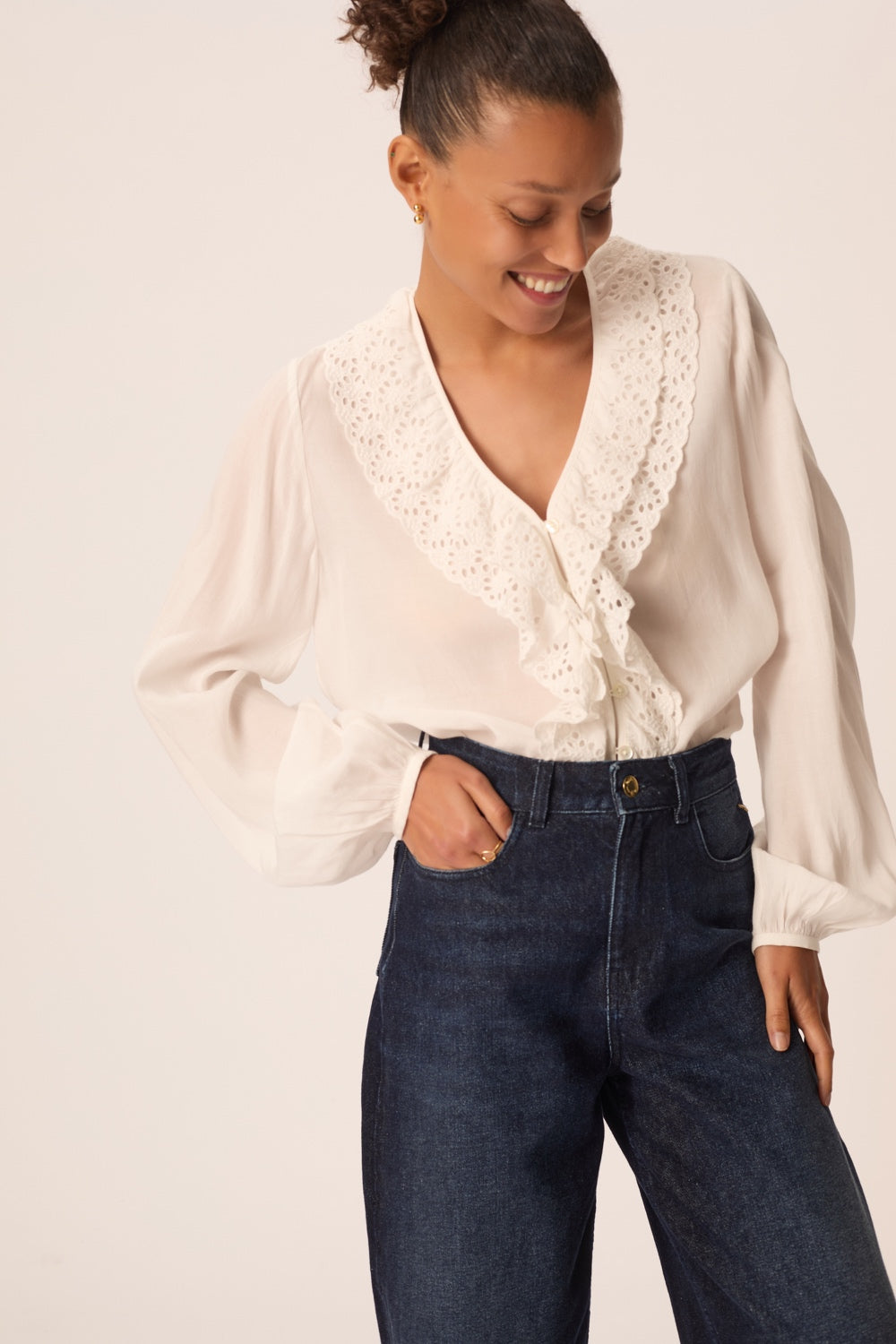 Blouse Erton Ecru