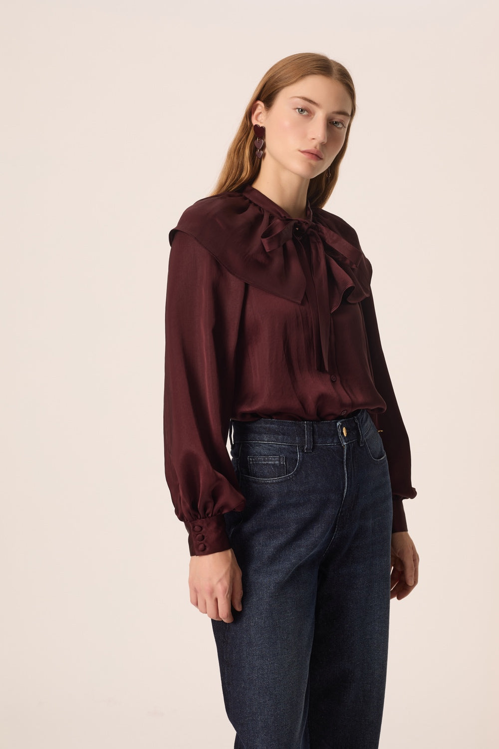 Blouse Satia Plum