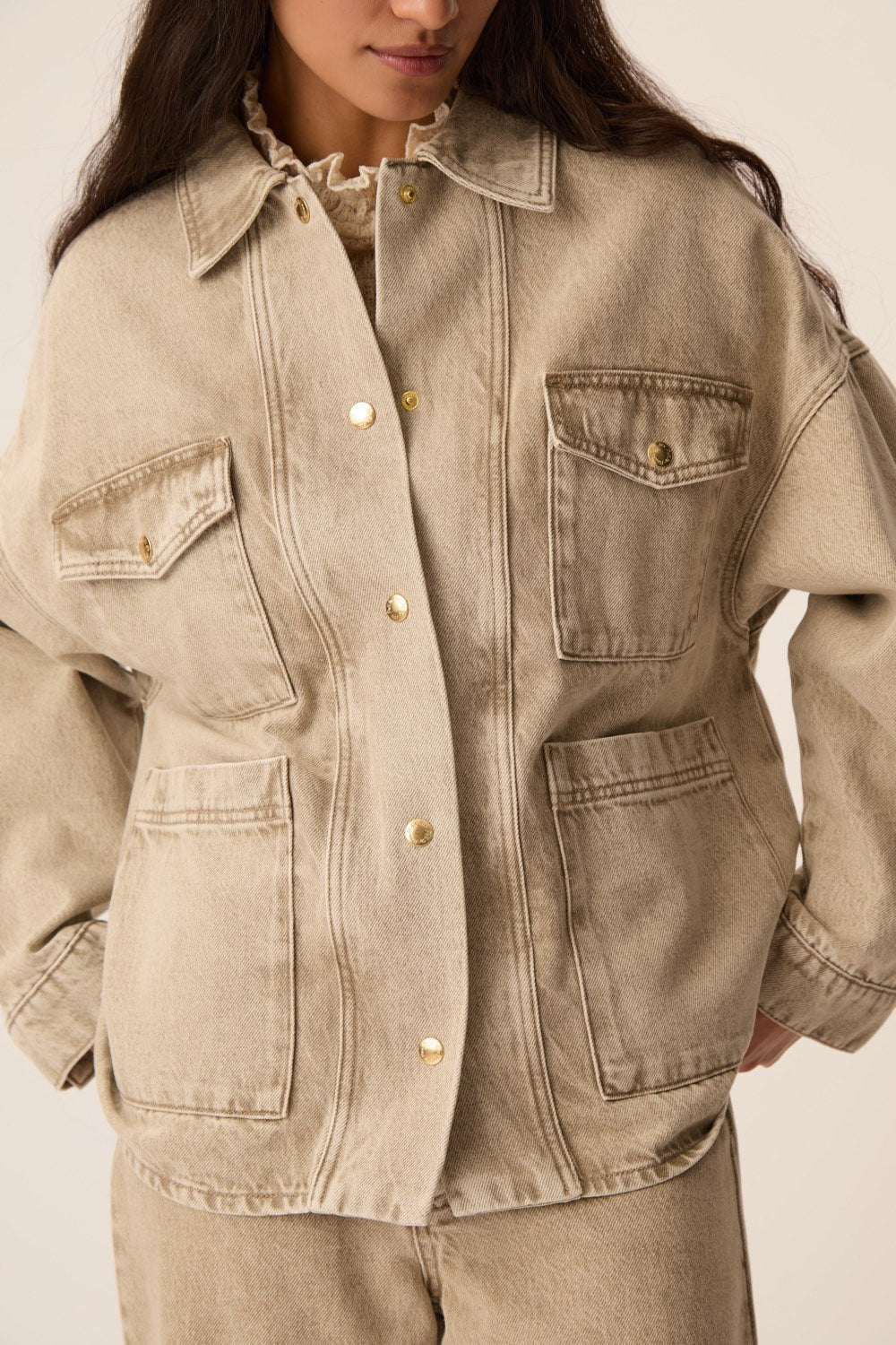 Jacket Laina Argile