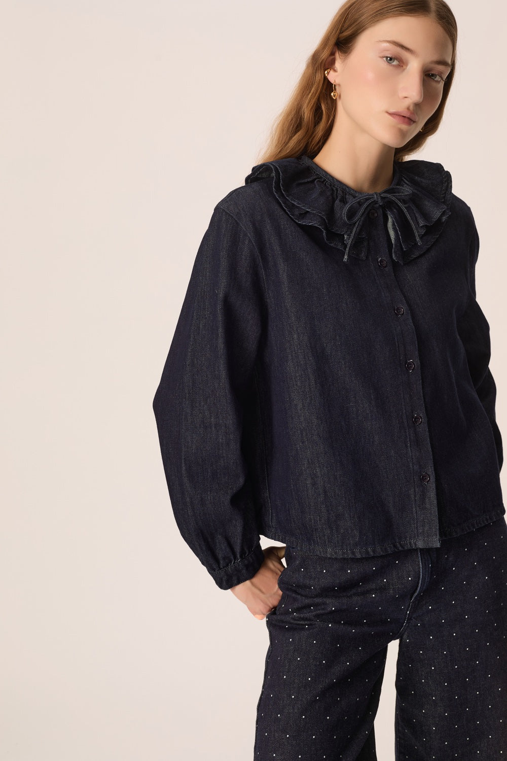 Shirt Louizianne Raw Denim Blue
