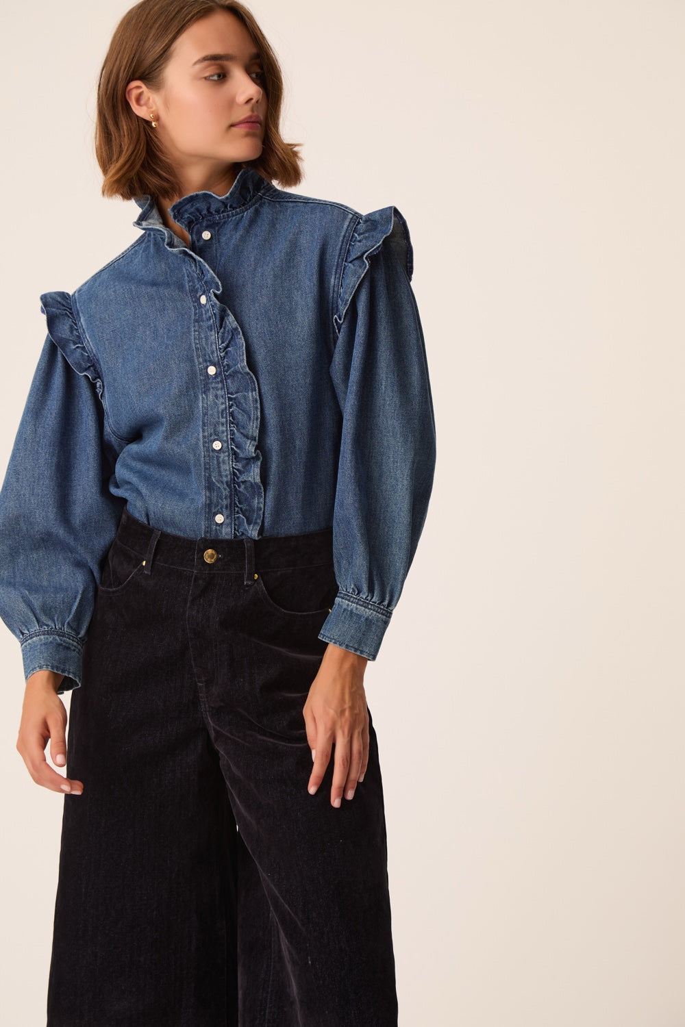 Shirt Lazou Middle Blue