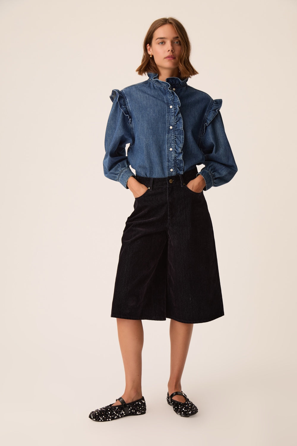 Shirt Lazou Middle Blue