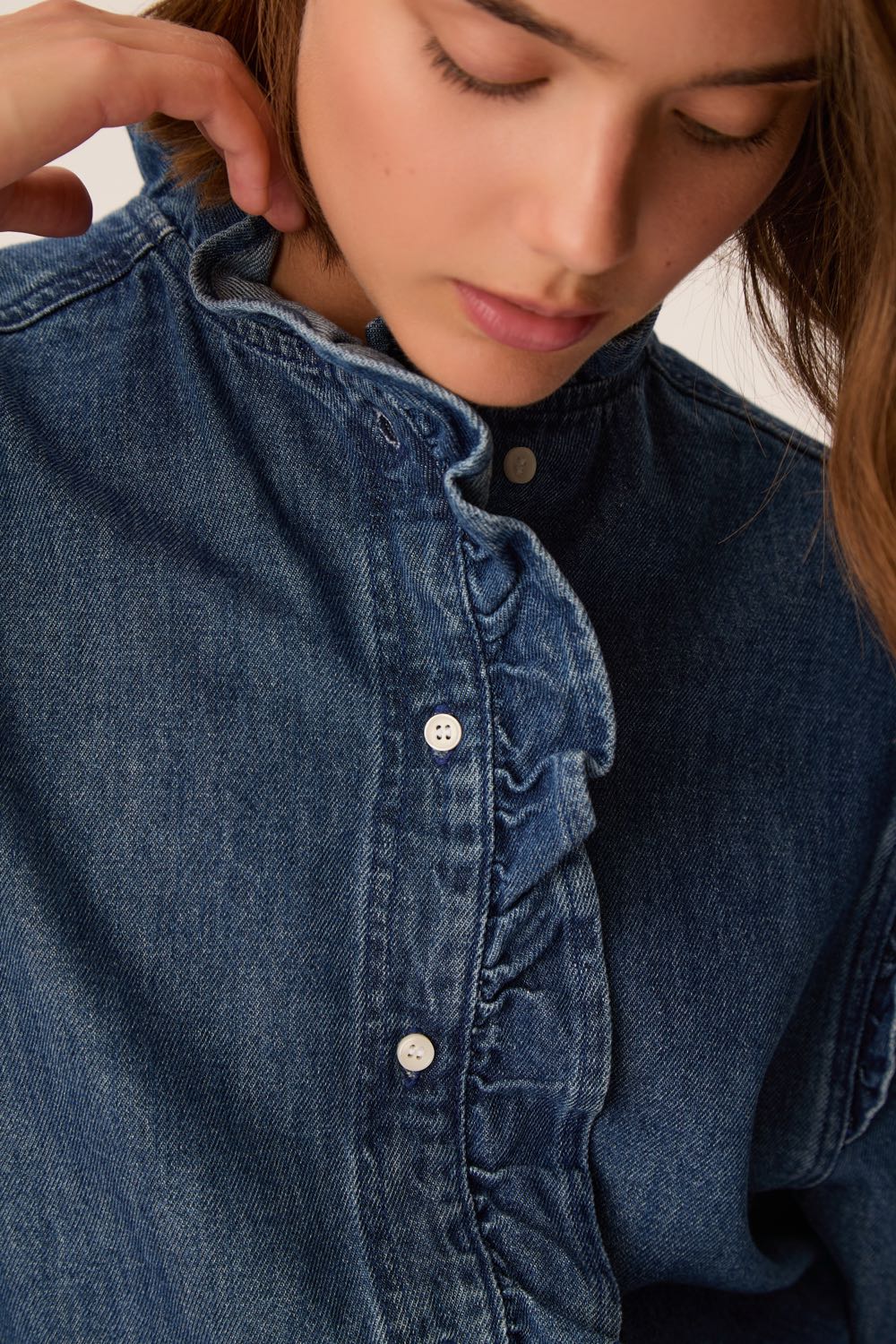 Shirt Lazou Middle Blue
