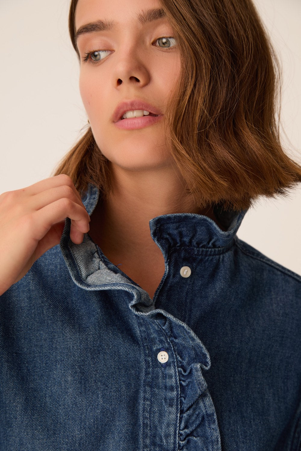 Shirt Lazou Middle Blue