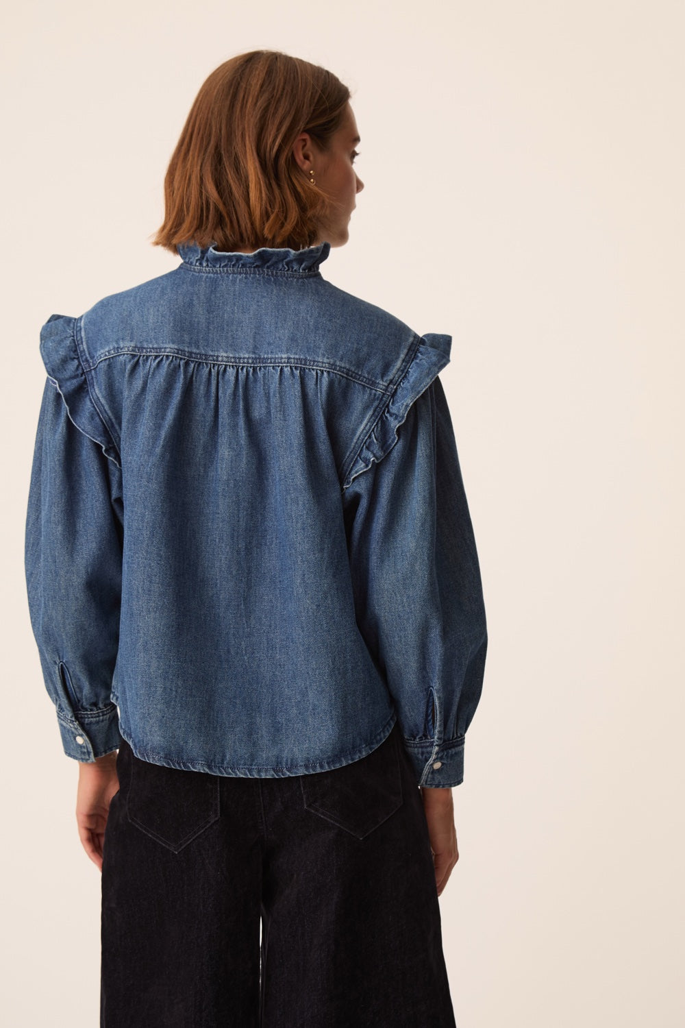 Shirt Lazou Middle Blue