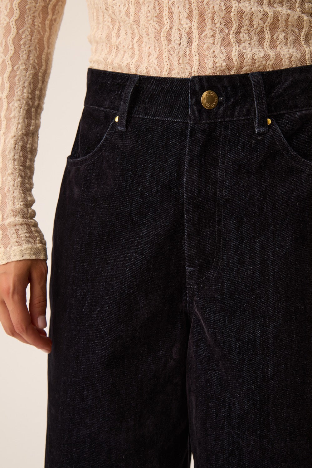 Bermuda Shorts Louis Velours Marine