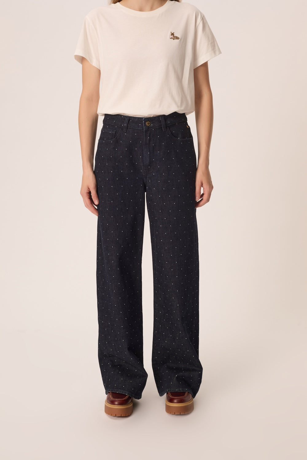 Jeans Lea Pois Brut