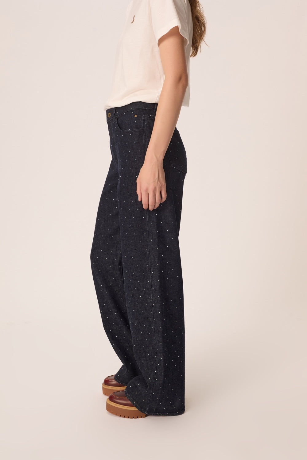 Jeans Lea Pois Brut
