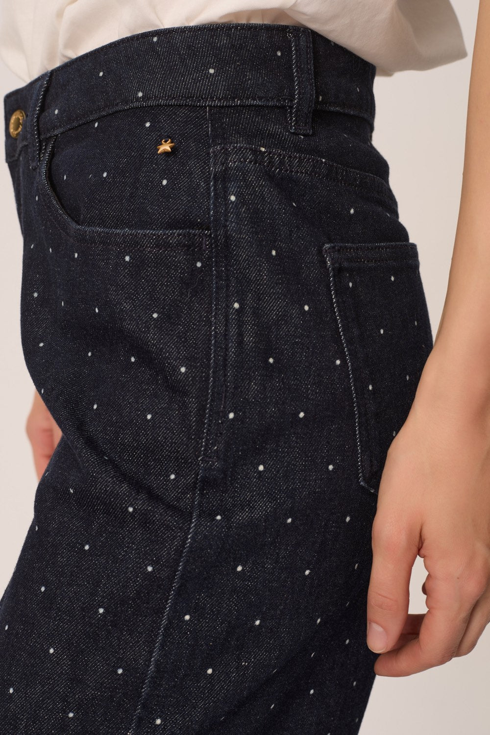 Jeans Lea Pois Brut
