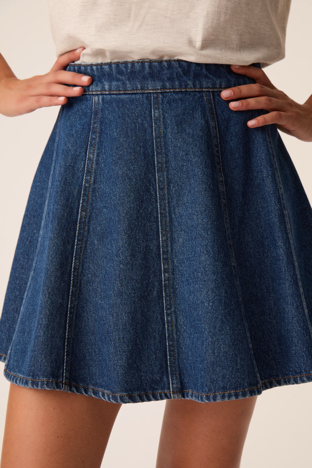 Skirt Lunise Dark Indigo