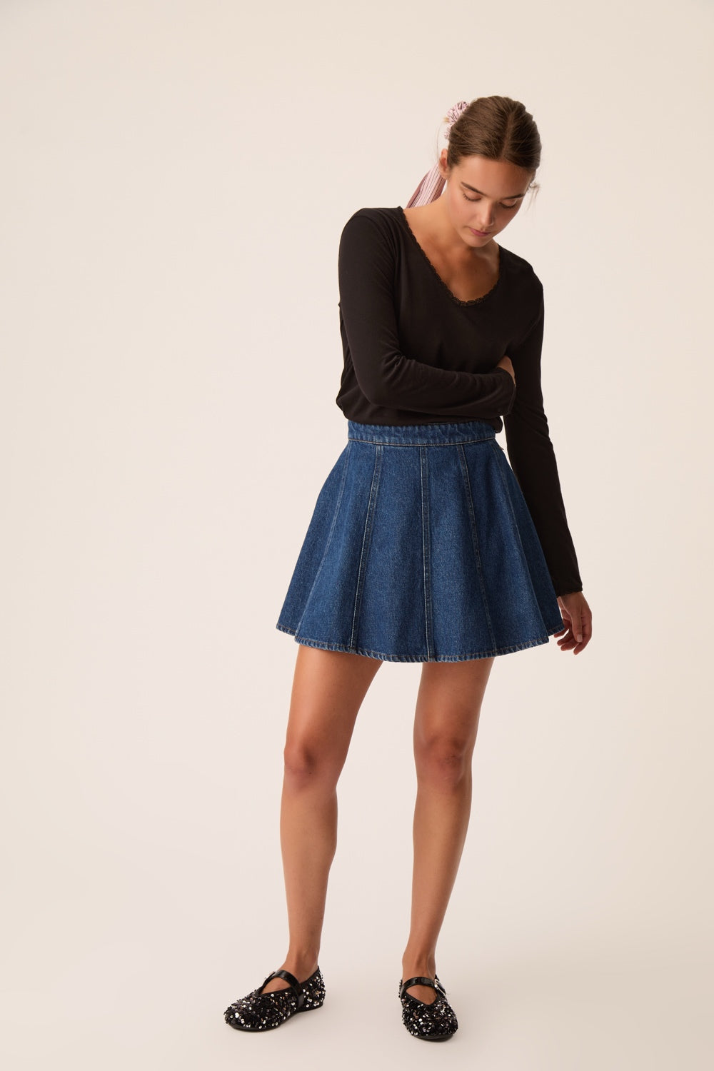 Skirt Lunise Dark Indigo