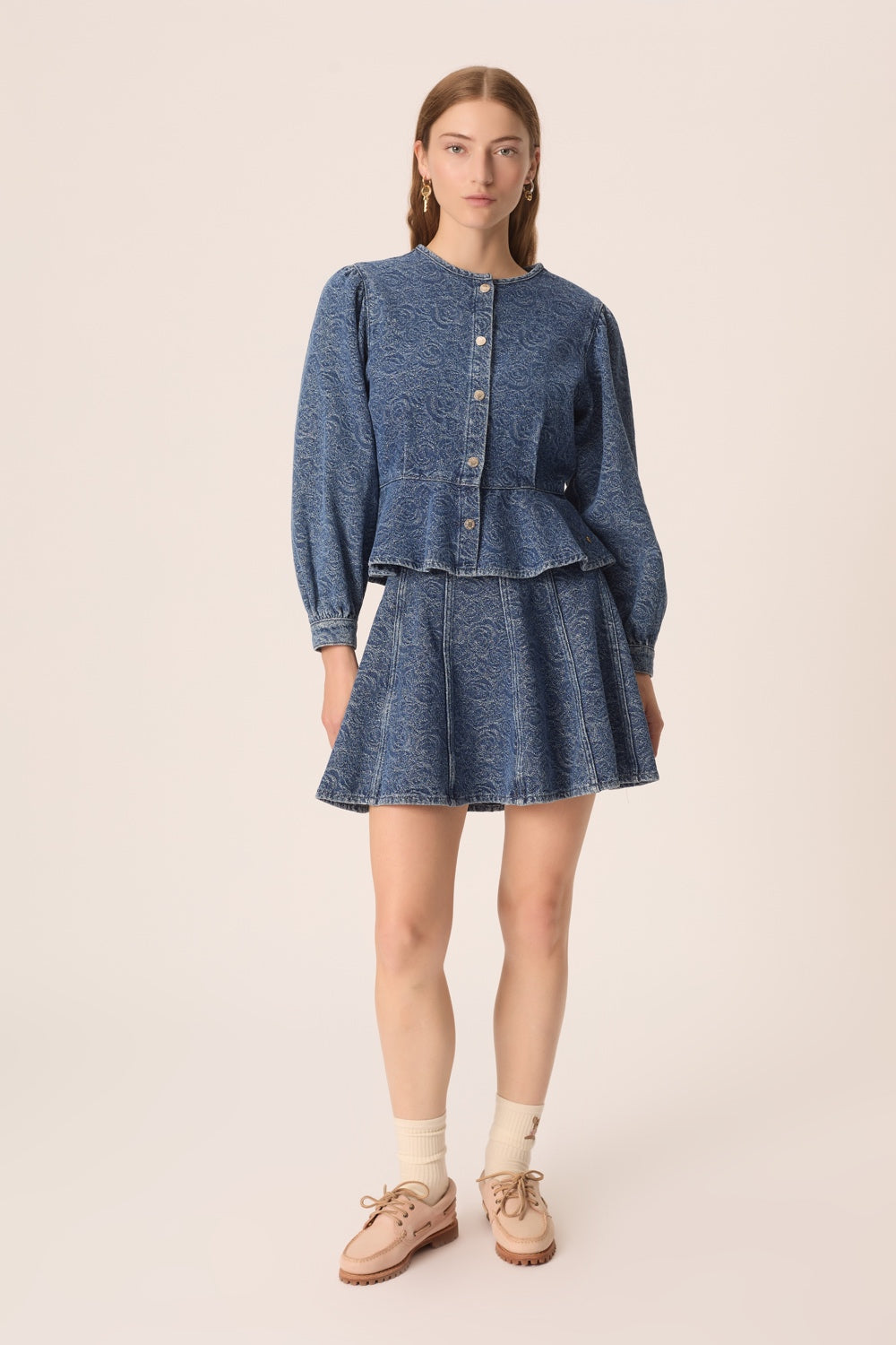 Skirt Lizandre Medium Blue