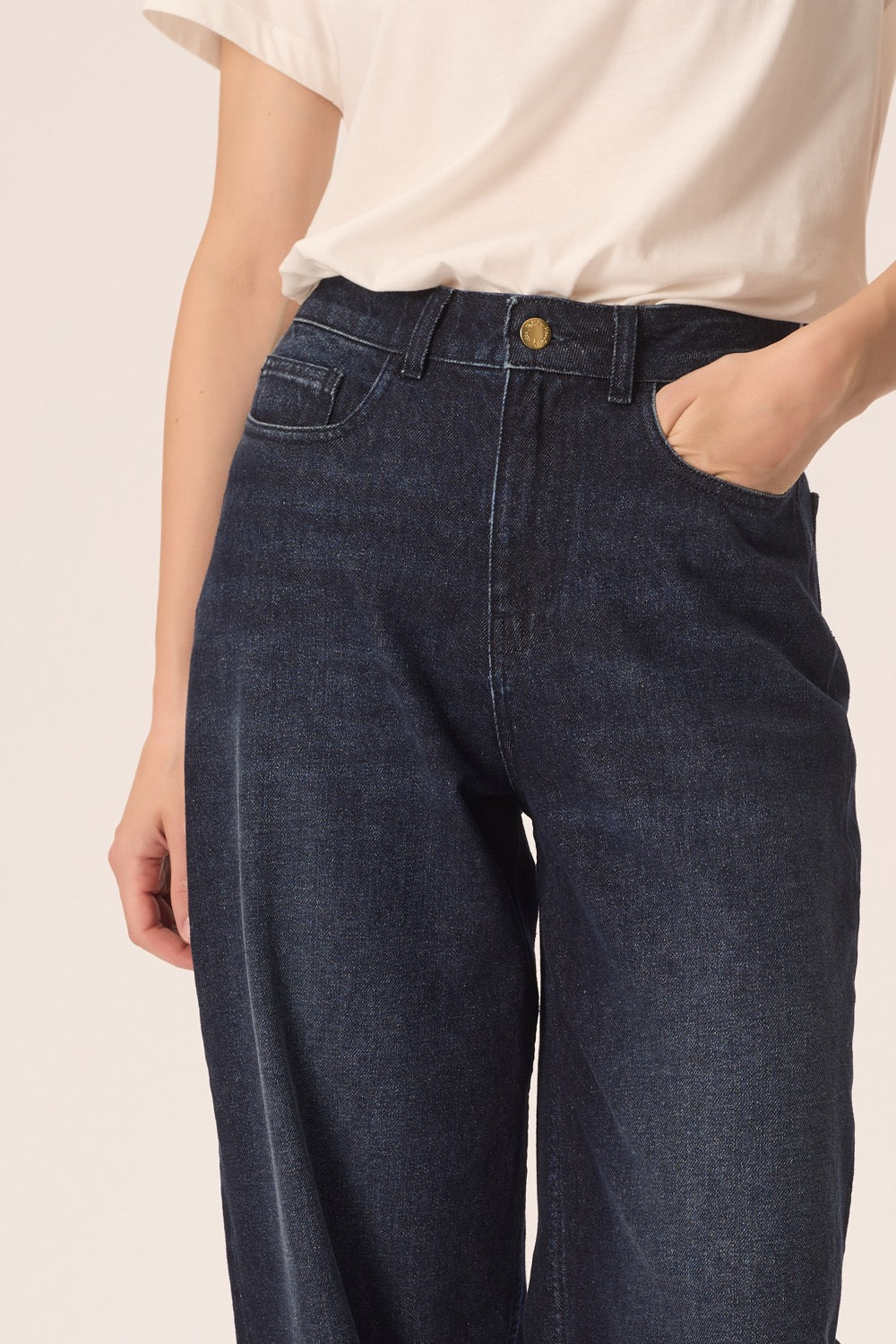 Jeans Loua Raw Denim Blue