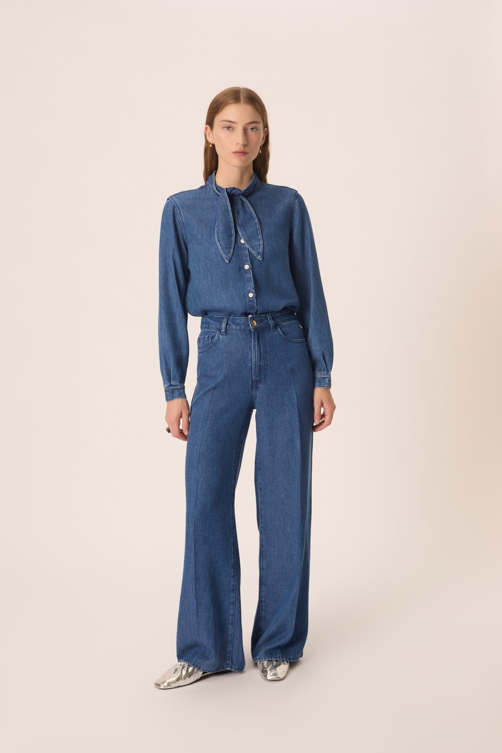 Blouse Lenora Middle Blue