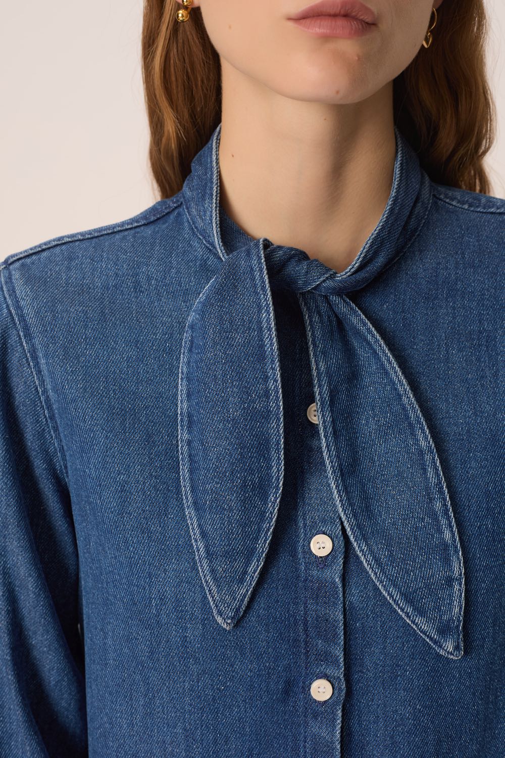 Blouse Lenora Middle Blue