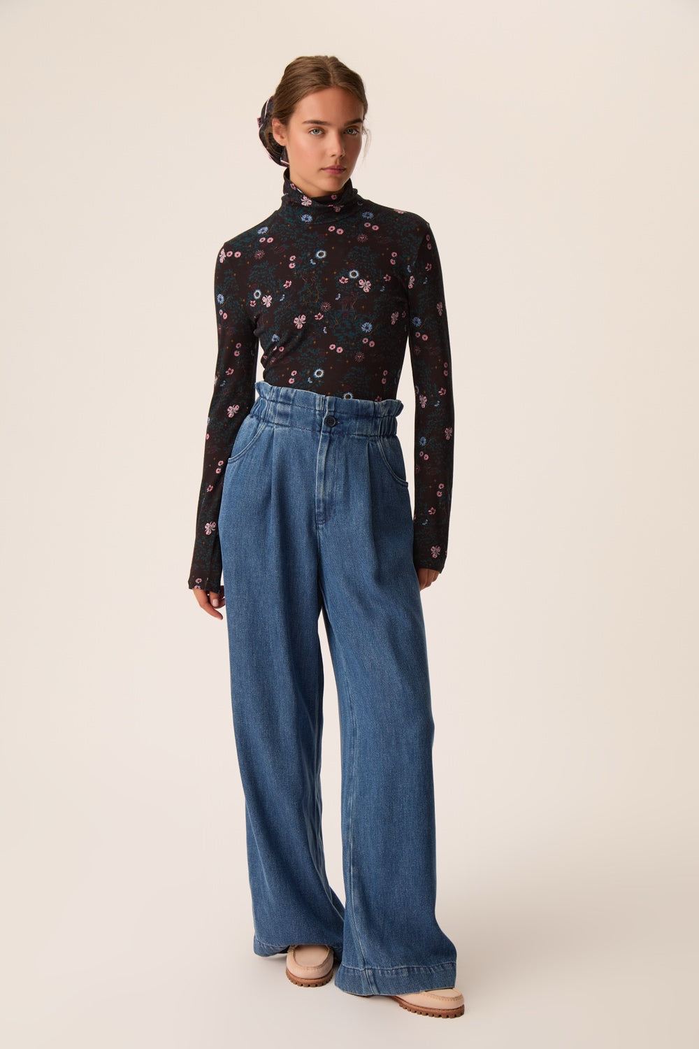 Jeans Loulou Middle Blue
