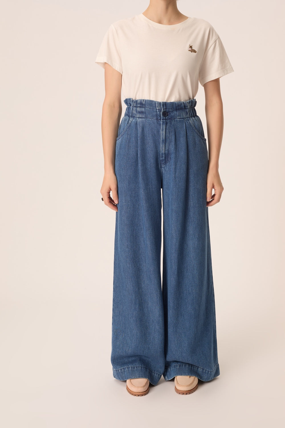 Jeans Loulou Middle Blue